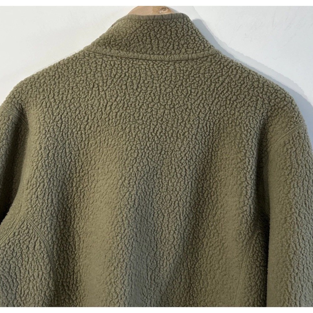 Patagonia Mens Retro Pile 1/2 Zip Pullover Sherpa Fleece Sz Large 22811 Green - Picture 5 of 8